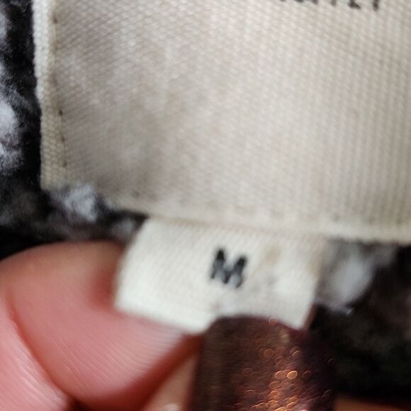 Thread & Supply faux sherpa full zip vest, gray, zip pockets, M - Picture 5 of 7